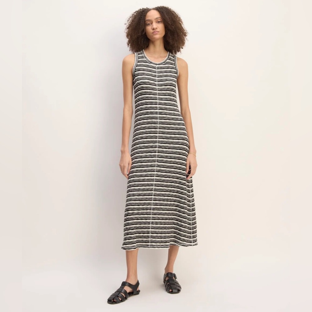 Everlane The Rib Knit A-Line Tank Dress NWOT